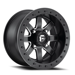 Fuel Maverick UTV D928 15x10 +0 4x156mm 132mm Matte Black Beadlock