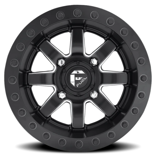 Fuel Maverick UTV D928 15x10 +0 4x156mm 132mm Matte Black Beadlock