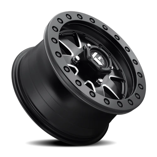 Fuel Maverick UTV D938 18x7 +38 4x137mm 110.1mm Matte Black Milled