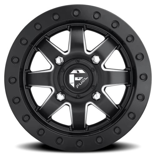 Fuel Maverick UTV D938 18x7 +38 4x137mm 110.1mm Matte Black Milled