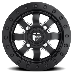 Fuel Maverick UTV D938 14x7 +38 4x136mm 110.2mm Matte Black Milled