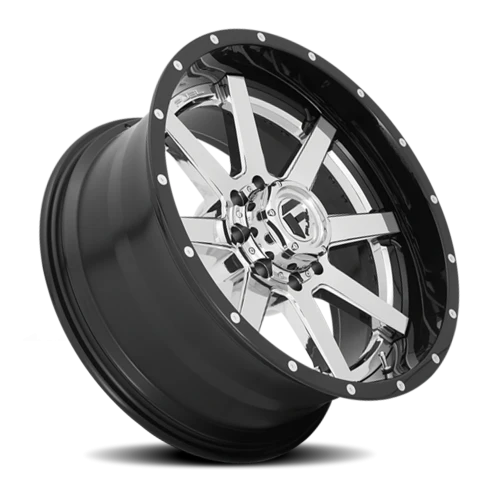 Fuel Maverick D260 20x10 -19 8x170mm 125.1mm Chrome  Gloss Black Lip