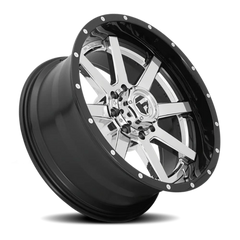 Fuel Maverick D260 20x9 +1 8x170mm 125.1mm Chrome  Gloss Black Lip