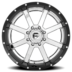 Fuel Maverick D260 20x10 -19 8x170mm 125.1mm Chrome  Gloss Black Lip