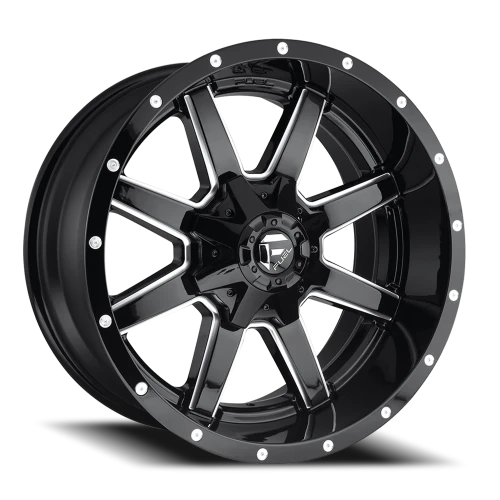 Fuel Maverick D610 18x9 +20 8x170mm 125.1mm Gloss Black Milled