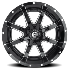 Fuel Maverick D610 20x10 -18 5x139.7mm 110.3mm Gloss Black Milled