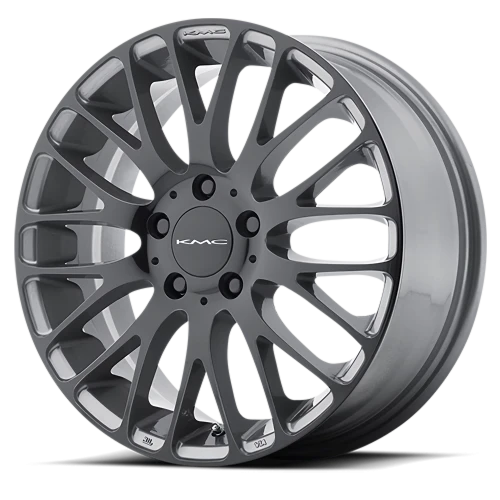 KMC Maze KM693 GY 20x8.5 +40 5x120mm 74.1mm Pearl Gray Gloss Black Face