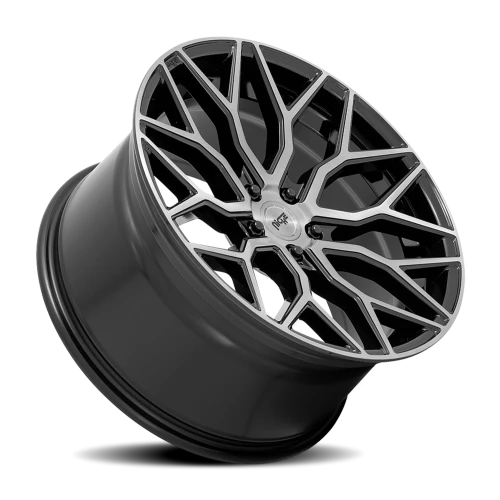 Niche Mazzanti M262 20x10.5 +27 5x112mm 66.56mm Gloss Black Brushed