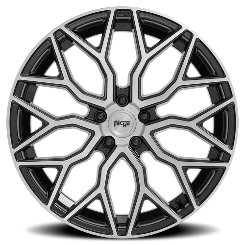 Niche Mazzanti M262 19x9.5 +35 5x114.3mm 72.7mm Gloss Black Brushed