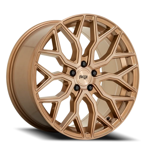 Niche Mazzanti M263 22x10 +20 5x112mm 66.56mm Brushed Bronze