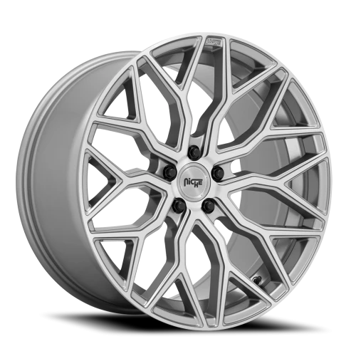 Niche Mazzanti M265 20x10.5 +40 5x114.3mm 72.7mm Brushed Anthracite Clear Tint