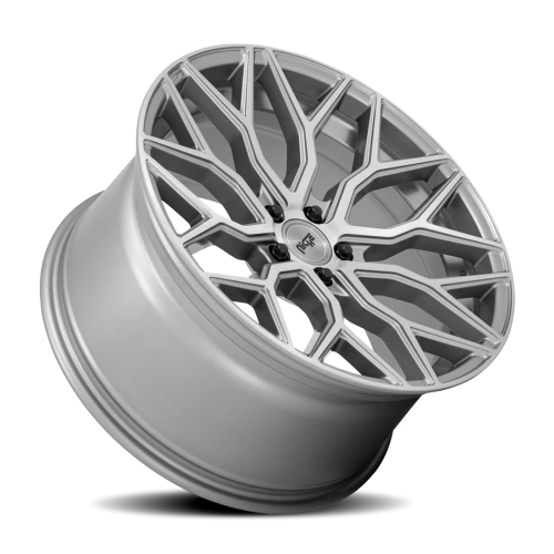 Niche Mazzanti M265 20x9 +27 5x112mm 66.5mm Brushed Anthracite Clear Tint