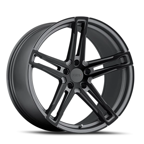 TSW Mechanica GY 18x9.5 +39 5x120mm 76.1mm Matte Gunmetal Matte Black Face