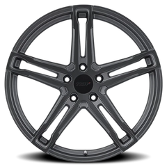 TSW Mechanica GY 18x9.5 +39 5x120mm 76.1mm Matte Gunmetal Matte Black Face