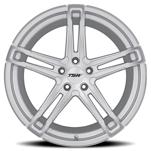 TSW Mechanica SL 20x11 +50 5x114.3mm 76.1mm Silver Mirror Cut Face