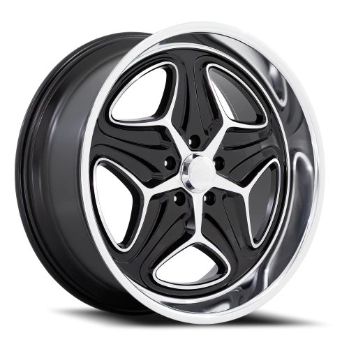 Foose Merlot F171 22x9 +15 5x127mm 78.1mm Gloss Black Machined