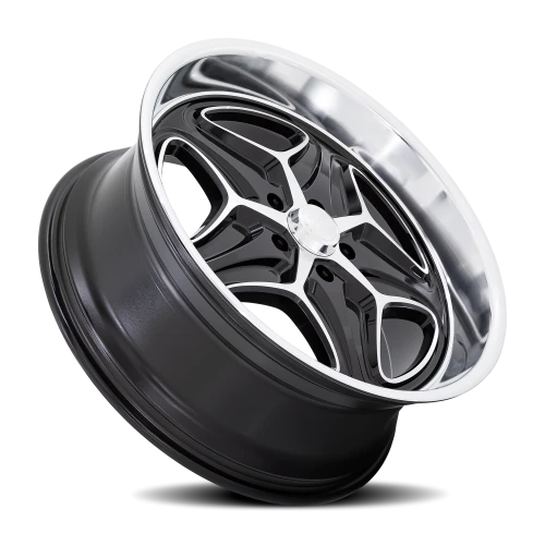 Foose Merlot F171 22x10.5 +6 5x120.65mm 72.56mm Gloss Black Machined