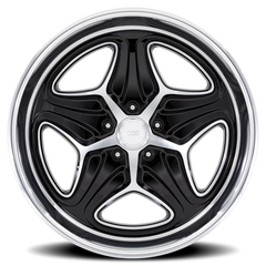 Foose Merlot F171 22x10.5 +6 5x120.65mm 72.56mm Gloss Black Machined