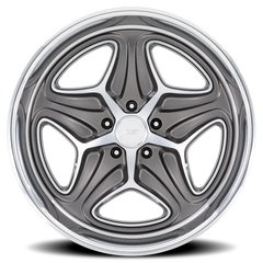 Foose Merlot F172 22x9 +15 5x120.65mm 72.56mm Anthracite Machined