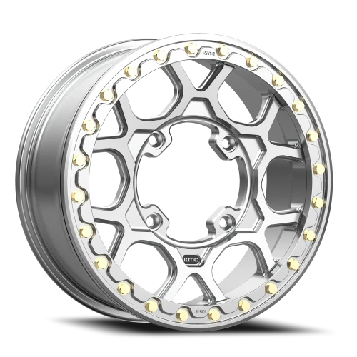 KMC Mesa Beadlock Forged UTV KS433 15x6 +38 4x137mm 99.1mm Machined Raw Machined