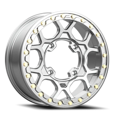 KMC Mesa Beadlock Forged UTV KS433 15x6 +38 4x137mm 99.1mm Machined Raw Machined