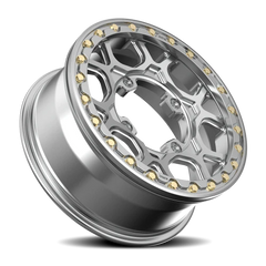 KMC Mesa Beadlock Forged UTV KS433 15x6 +38 4x156mm 119.1mm Machined Raw Machined
