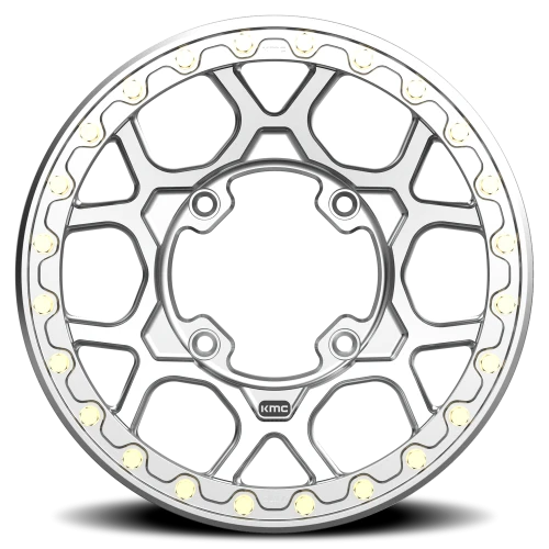 KMC Mesa Beadlock Forged UTV KS433 15x6 +38 4x156mm 119.1mm Machined Raw Machined