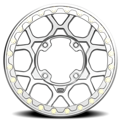 KMC Mesa Beadlock Forged UTV KS433 15x6 +38 4x137mm 99.1mm Machined Raw Machined