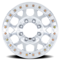 KMC Mesa Forged Slotted Beadlock KM450 19x9 -12 8x165.1mm 125.1mm Machined Raw Machined