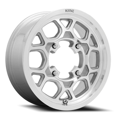 KMC Mesa Lite UTV KS133 15x6 +38 4x137mm 96mm Machined Silver