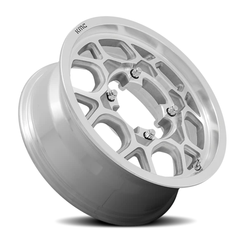 KMC Mesa Lite UTV KS133 15x6 +38 4x137mm 96mm Machined Silver