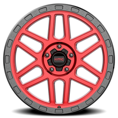 KMC Mesa KM544 RD 20x9 +25 5x150mm 110.5mm Candy Red Black Lip