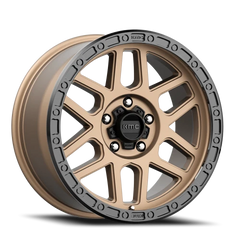 KMC Mesa KM544 BRZ 20x9 +0 5x127mm 71.5mm Matte Bronze Black Lip