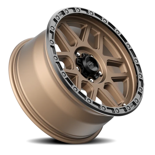 KMC Mesa KM544 BRZ 18x9 +25 5x150mm 110.5mm Matte Bronze Black Lip