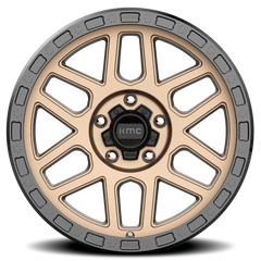 KMC Mesa KM544 BRZ 17x9 -12 5x150mm 110.1mm Matte Bronze Black Lip