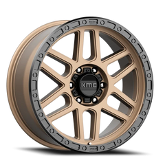 KMC Mesa KM544 BRZ 17x9 +18 8x165.1mm 125.5mm Matte Bronze Black Lip