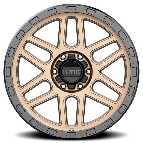 KMC Mesa KM544 BRZ 17x9 +18 8x170mm 125.5mm Matte Bronze Black Lip