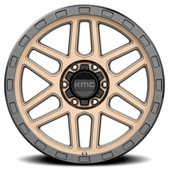KMC Mesa KM544 BRZ 18x9 +18 8x180mm 124.2mm Matte Bronze Black Lip