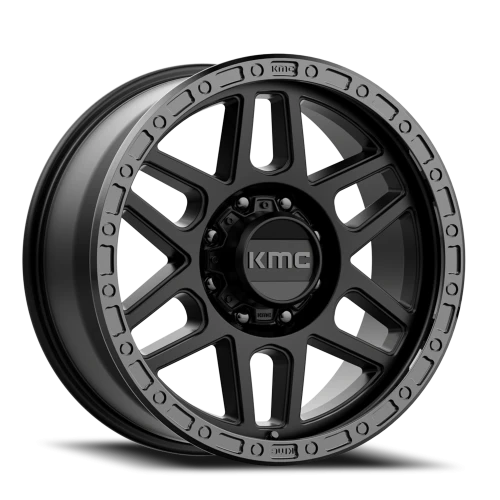 KMC Mesa KM544 SB 18x9 +18 8x180mm 124.2mm Satin Black Gloss Black Lip