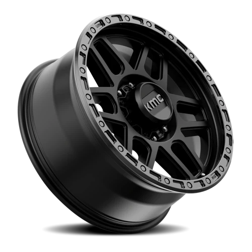 KMC Mesa KM544 SB 18x9 +18 8x180mm 124.2mm Satin Black Gloss Black Lip