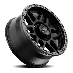 KMC Mesa KM544 SB 18x9 +18 8x165.1mm 125.5mm Satin Black Gloss Black Lip