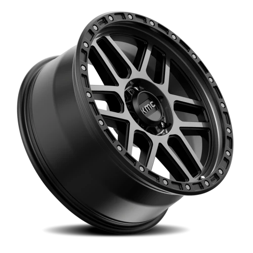 KMC Mesa KM544 GY 20x9 +0 8x170mm 125.5mm Satin Black Gray Tint