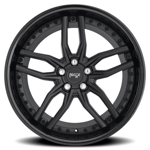 Niche Methos M194 19x9.5 +48 5x112mm 66.5mm Gloss Matte Black