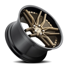 Niche Methos M195 20x9 +38 5x112mm 66.5mm Matte Bronze Black Bead Ring