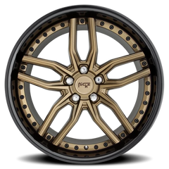 Niche Methos M195 20x10.5 +35 5x120mm 72.5mm Matte Bronze Black Bead Ring