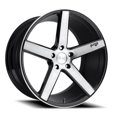 Niche Milan M124 20x8.5 +34 5x112mm 66.5mm Gloss Black Brushed