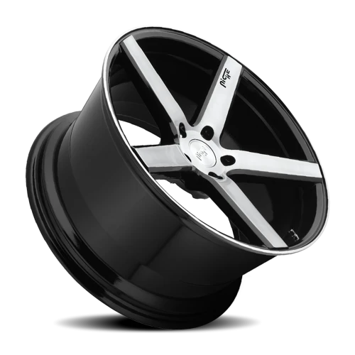 Niche Milan M124 20x8.5 +35 5x120mm 72.6mm Gloss Black Brushed