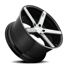 Niche Milan M124 20x8.5 +34 5x112mm 66.5mm Gloss Black Brushed