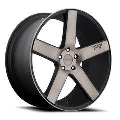 Niche Milan M134 SUV 22x10 +35 5x127mm 71.8mm Matte Black Machined-Dark Tint