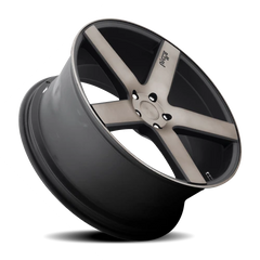 Niche Milan M134 SUV 22x10 +50 5x130mm 71.6mm Matte Black Machined-Dark Tint